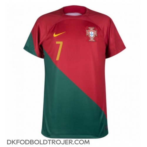 Billige Portugal Cristiano Ronaldo #7 Hjemmebane Fodboldtrøjer VM 2022 Kortærmet
